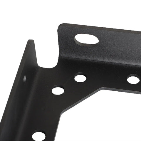 Heavy Duty Rear Bed Channel Stiffeners For 2005 To 2021 Toyota Tacoma With 9 Gauge Steel Hardware close-up of bracket design.