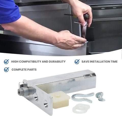 Installation of Top Left Door Hinge Cartridge For Refrigerator Replacement Fits 870837 Right And 870838 Left Side kit