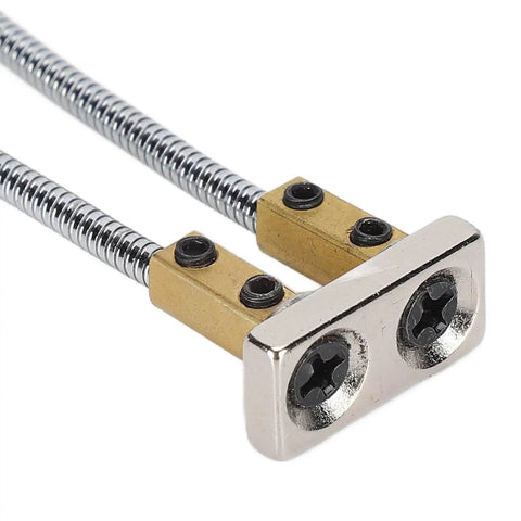 Close-up of flexible arms and screws on the Third Hand Soldering Tool For Electronics With Flexible Arms And Stable Base.