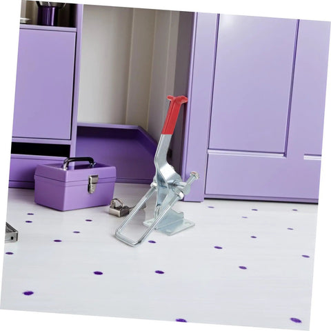 Heavy Duty Toggle Latch Clamp With Quick Release Draw Latch 2183lbs Holding Capacity Tough As Nails Galvanized Iron Corrosion Resistant Ideal For Tool Boxes Smoker Lids Draw Chests And More on purple storage box