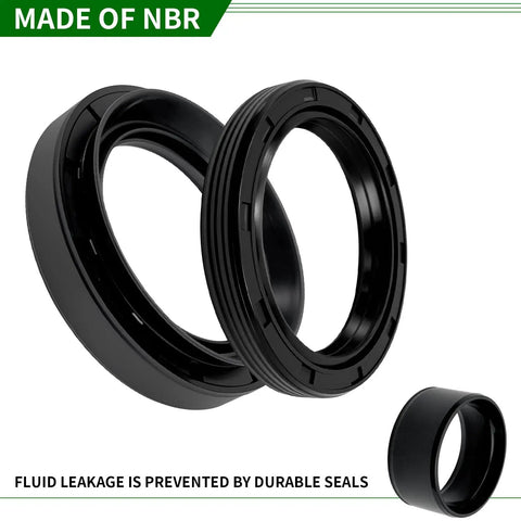 Front Wheel Bearing and Seal Kit for Honda Fourtrax 300 Rancher 350 420 4x4, includes NBR seals for fluid protection.