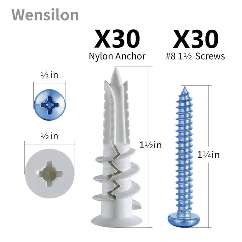 Must Have DIY Screw Kit For Home Projects No 8 Self Tapping Sheet Metal Screws And No 8 Phillips Truss Head Wood Screws kit contents