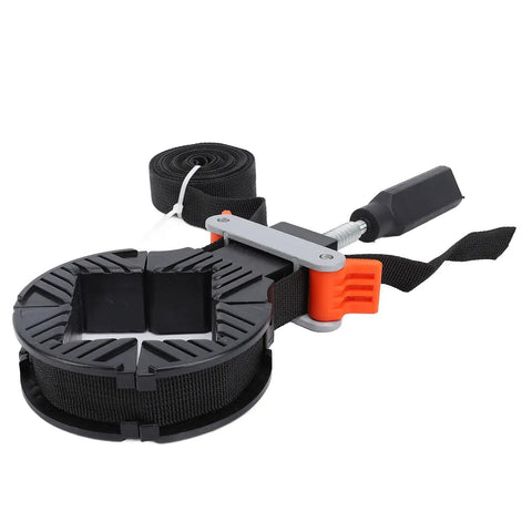 Quick Tension Adjustable Strap Clamp for Pro Level Woodworking, 32 ft nylon webbing strap and lever action for easy use.