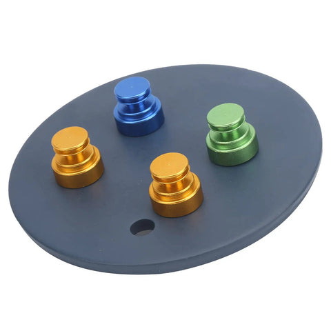 Magnetic Welding Bracket Soldering Holder For PCB Boards, colorful sturdy metal base, part of MH14 Kit, top view