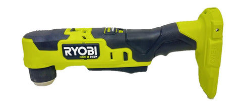 18V Brushless Cordless Compact 3/8 Inch Right Angle Drill Tool Only, front view showing handle and chuck, yellow and black design