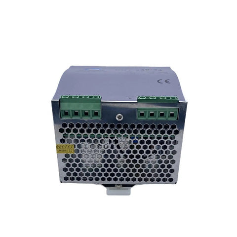 Pro Grade 24V 10A DIN Rail Power Supply 240W Industrial SMPS Transformer with Single Output Built Tough and Easy to Install on DIN Rail Low Noise Anti Interference Power Module for Automation Panels, front view