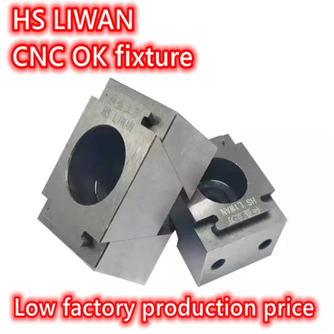 Heavy Duty Wedge Shaped Expansion Fixture With Bilateral M12 Bolts For Precision Machining Centers, gray metal CNC fixture.