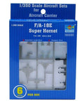 Scale 1 To 350 FA 18E Super Hornet Carrier Fighter Model Kit With 6 Detailed Aircraft, Engraved Surfaces, Fine Landing Gear