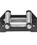 4 Way Winch Roller Fairlead Built To Last 4500 Lb High Strength Steel Cable Guide For Electric Winches Rugged Low Friction Wire Rope Support In Harsh Environments, black steel rollers