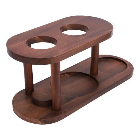 Kick Start Your Daily Grind With This Straight Fire Solid Wood Pour Over Coffee Station Featuring An Elevated Dripper Stand For Flawless Hand Brew Vibes And Serious Barista Appeal. Solid wood coffee station with elevated dripper stand.