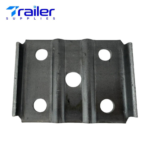 Tie plate from Three Thousand Five Hundred Pound Trailer Axle U Bolt Kit With Five And A Half Inch U Bolts Tie Plates And Hardware Bolt On