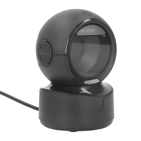 Omnidirectional Desktop Barcode Scanner For 1D 2D And QR Codes, Auto Sensing USB Wired Reader, Ideal For Retail And Warehouse