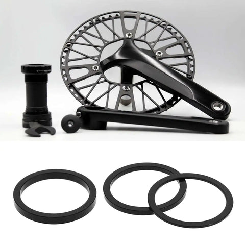 12 Piece 30Mm Bike Bottom Bracket Washer Set With Stainless Steel Shims And Aluminum Spacers for BB86 BB91 BB92 BB30 PF30 crankset
