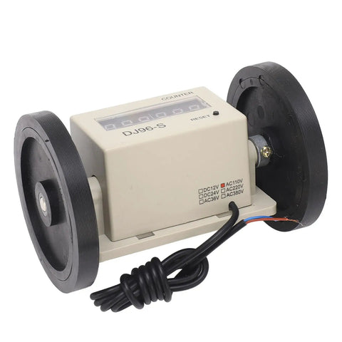 Mingzhe Automatic Metric Measuring Wheel, 999999m Distance Range with a digital counter and dual rubber wheels.