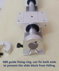Four Pack SBR16 Linear Rail Stop Collars With 16mm Bore 35mm Outer Diameter 10mm Thick Aluminum Limit Rings M5 Screws For CNC Linear Shafts And Motion Guide Systems on SBR rail