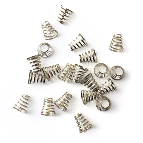 10 Pack Bike Wheel Quick Release Spring Skewers Stainless Steel Rustproof High Tension Durable Spring Pads For Easy Install