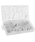 Comprehensive 200pcs Spring Assortment Kit With 20 Sizes Featuring Metal Extension Tension And Compression Springs Plus Organized Storage Box for assorted springs
