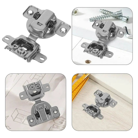 Hidden Cabinet Door Hinges for Electrical Cabinets in cold rolled steel showing concealed design and soft close mechanism