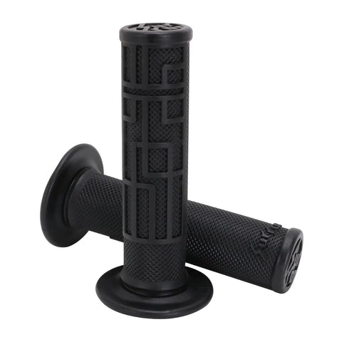 Black grips for Beefy Heighten Handlebar 31.8-22mm CNC Aluminum Bar With Pad Crossbar And 4mm Grips For Electric Dirt Bikes