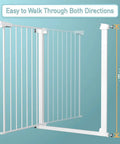 Extra Tall Baby Gate 38 Inch High For Stairs And Doorways Extra Wide 57 To 59 Inch Pressure Mounted Indoor Gate with Auto Close feature