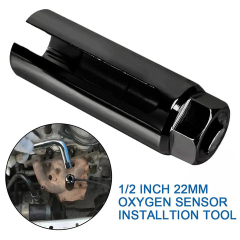 Heavy Duty Oxygen Sensor Socket With Side Wire Cutout For Easy O2 Removal And Installation, 3/8 Inch Drive, close-up view