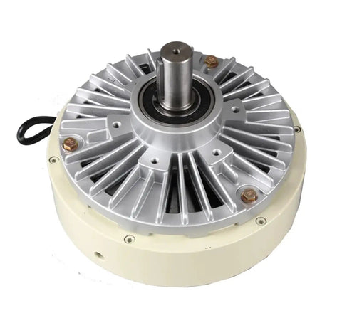 Single Axis Magnetic Powder Brake Two Point Five Kg Clutch With 24 Volt Tension Controller For Precision Machines