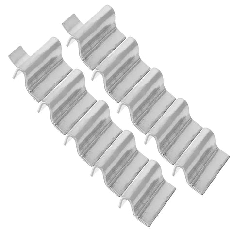 Partition Buckle Shelf Clips For Cabinet Installation Support, durable metal bracket pegs in a set of 40, close-up view