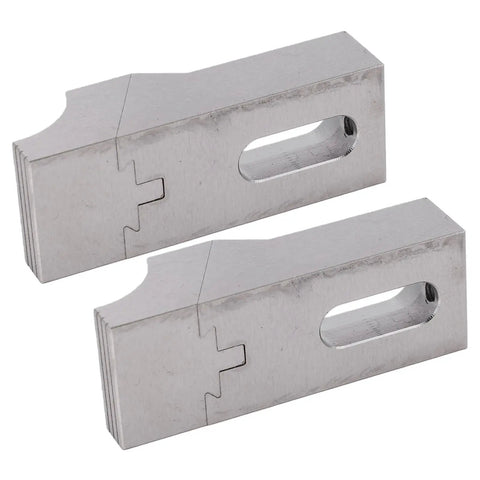 Heavy Duty Low Profile Side Clamp Vise For Milling Machines 68x25x20mm S136H Mold Steel jaws, precision machined for stability.
