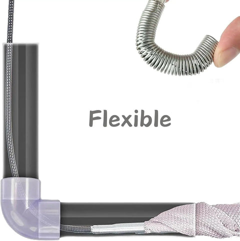 Flexible Grabber Claw Tool Reacher With Four Claws Bendable Hose For Hair Clog Removal In Kitchen Sink Bathroom Drains Toilet Easy To Use Plumbing Snake Tool For Home