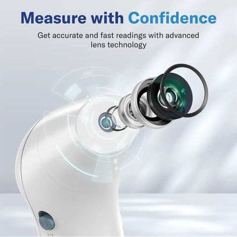 Forehead And Ear Thermometer For Adults Kids And Baby One Push Button Quick Readings Clinically Accurate And Reliable Magnetic Probe Cover lens detail