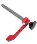 Pro Grade 19mm Anti Scratch Bench Dog Clamp For Woodworking, Quick Clamp On Benchtop, Aluminum Alloy Build, Smooth Jaws, Scratch Resistant