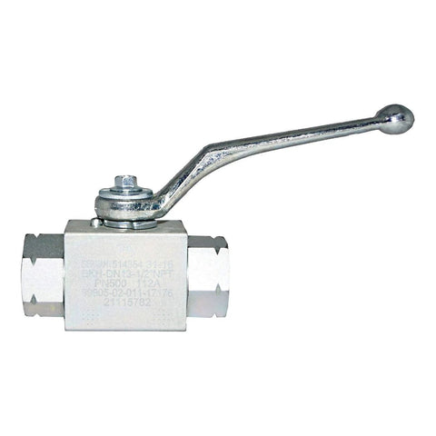 Ball valve, 3/4 in NPT female, stainless steel 316, lever handle