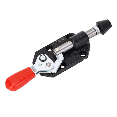 Push Pull Toggle Clamp Cast Iron Adjustable DIY Woodworking Clamp with Plastic Handle for Welding Installation Quick Fixed Hand Tool