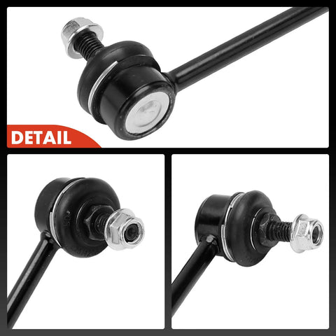 Close-up of 2 Front Sway Bar Links Stabilizer Kit For Ford Fiesta 2011 2019 EcoSport 2018 2022 Mazda CX3 2016 2022 Toyota