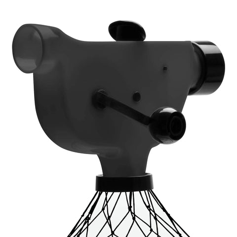 Portable Cord Winder Organizer For Quick Cable Wrangling From Wall To Wall Transport with Crank Handle and Swivel Bracket
