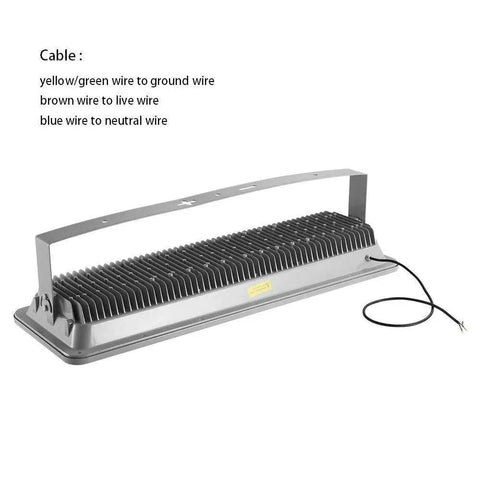 Top Shelf 10 Pack 1000W Led Flood Lights Ip65 Waterproof Outdoor Security Wall Lamps 6000K Daylight White heavy duty lamp with cables.