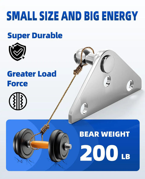 Badass 13Mm 304 Stainless Steel Ball Stud Mounting Brackets For Gas Strut Hardware Solid No Rust Heavy Duty Replacement Kits For Auto Hoods And Trunk Lids with 200 lb weight capacity.
