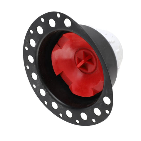 Freestanding Bathtub Drain Kit, Brass ABS Anti-Backflow for Home, black and red drain unit for smooth tub drainage installation.