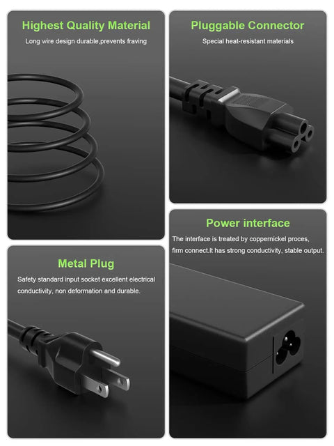 Close-up of 100W USB-C Battery Charger for Mavic 3 Pro Cine Classic and Air Series, showcasing robust cable and connectors.