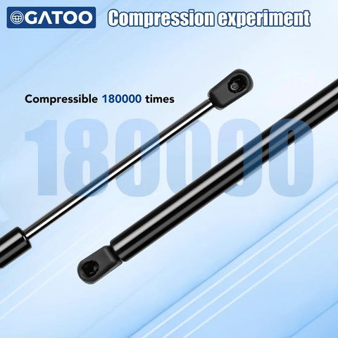 Premium Kickass Front Hood Lift Support Struts Gas Shock Springs For 2007 Through 2010 Toyota Fj Cruiser showing compression test durability.