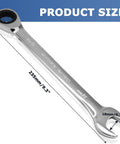 18mm Metric Ratchet Wrench End Head 72 Tooth Ratcheting Gear Spanner built from high carbon steel with chrome finish for rust resistance