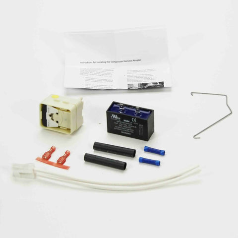 Refrigerator Compressor Start Relay Kit 5304491941 OEM Replacement For Compatible Refrigerators Fast Fix Plug and Play High Quality Start Device to Restore Cooling with components.