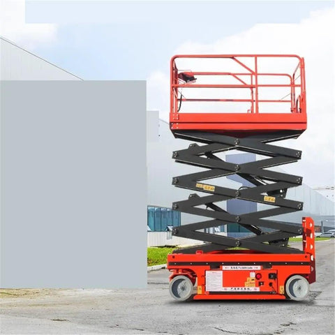 Heavy Duty Electric Scissor Lift Table Powered By No Fuss Hydraulics To Gently Hoist Pallets Up To Four Meters As It Cruises Through Busy Warehouses Without Breaking A Sweat.