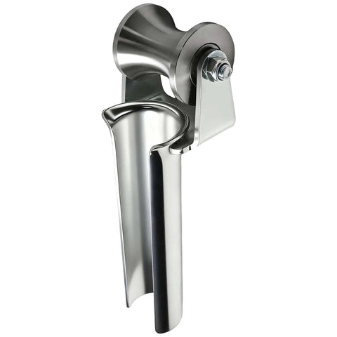 Beefy 3 Inch Conduit Cable Puller Sheave For Smooth Wire Installation With Dual Bearing Structural Support, side view