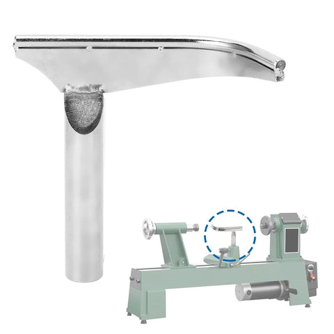 ZDETGU J curved lathe tool rest with post, hardened steel, 25mm lathe holder compatibility for bowl shaping and spindle work
