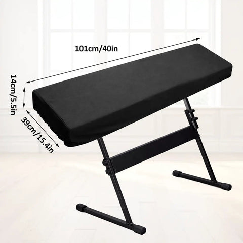 Stretchy 88 Key Digital Piano Dust Cover Protects Your Keyboard From Dust And Spills Water Resistant Snug Fit For 55 By 17.3 By 7.5 Inches