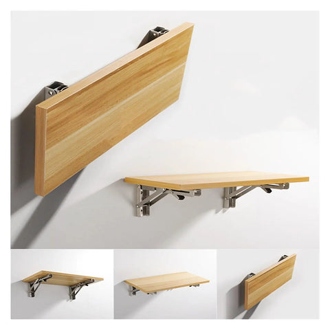Triangular Wall Bracket Set, 2 Pack Adjustable White Mount Durable Bearing Shelf Bracket For DIY Home Table Bench Setup