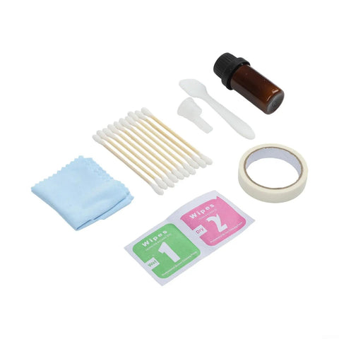 Rear Window Defroster Repair Kit For Heated Glass Grid Quick DIY Fix With Conductive Glue for cars, includes tools and wipes.