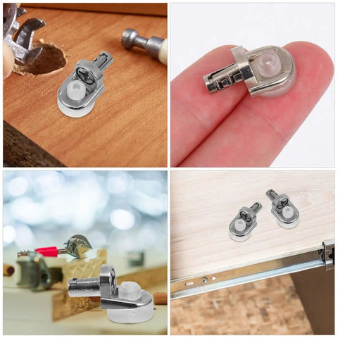 24 Pack Zinc Alloy Shelf Support Pins For Stable Shelf Placement And Beefy Cabinet Support Durable Silver Metal Pegs In Use