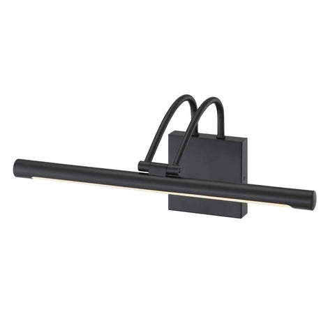 Hardwired 17 Inch LED Picture Light Dimmable Matte Black 3000K With 794 Lumens Energy Saving UV Safe Lighting For Wall Art And Photos